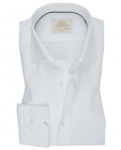 Chemise Homme en popeline italienne, coupe regular fit,