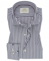 Chemise Homme en popeline italienne, coupe regular fit,