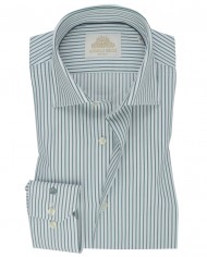 Chemise Homme en popeline italienne, coupe regular fit,