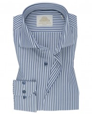 Chemise Homme en popeline italienne, coupe regular fit,