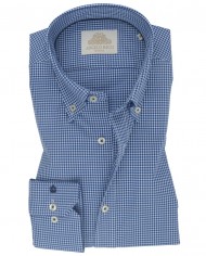 Chemise Homme en popeline italienne, coupe regular fit,