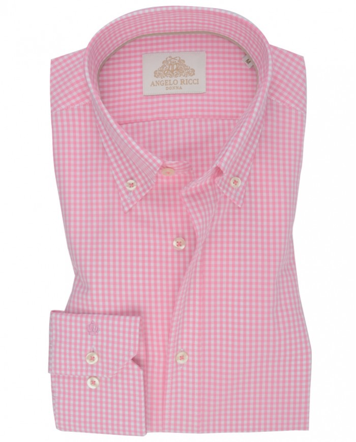 Chemise Homme en popeline italienne, coupe regular fit,