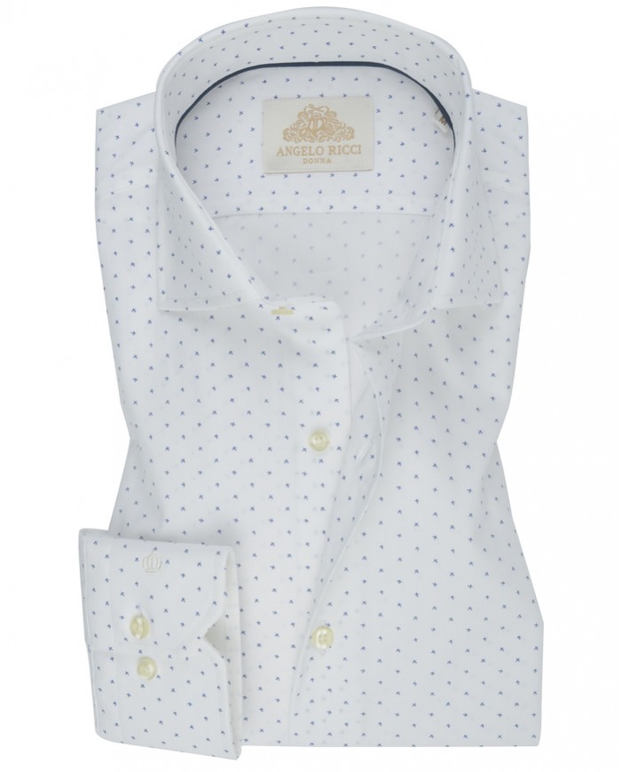 Chemise homme en popeline italienne, coupe regular fit,