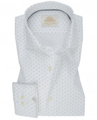 Chemise homme en popeline italienne, coupe regular fit,