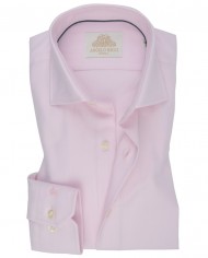 Chemise Homme Angelo Ricci Regular Fit en Twill Royale - Rose Clair