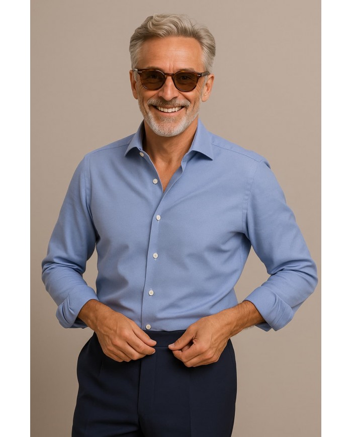 Chemise Homme en Oxford Italien,coupe regular fit,