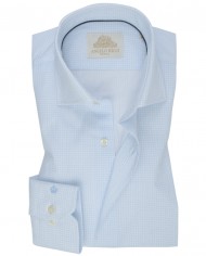 Chemise homme en popeline italienne imprimée, coupe regular fit