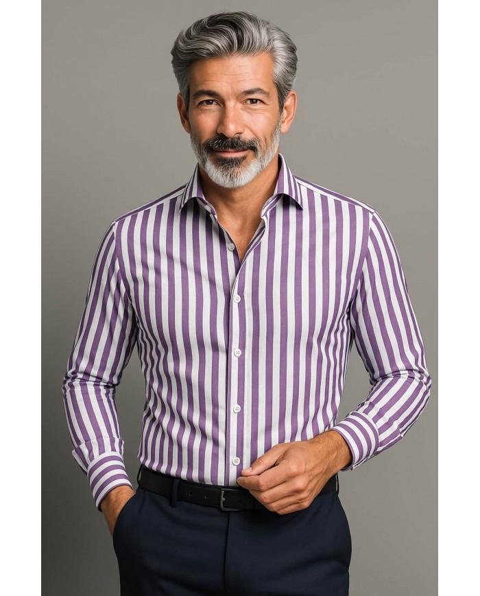 copy of Chemises bleue à Rayures blanches