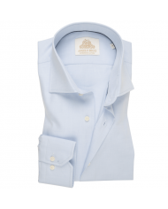 Chemise Homme blanc en twill coton à manches longues coupe Regular fit et Col classique