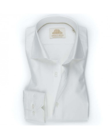 copy of Chemise unie blanche en popeline