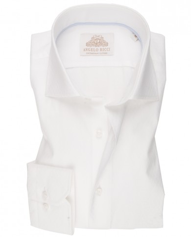 chemise classique blanche en twill