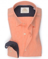 chemise en Lin bleu ciel