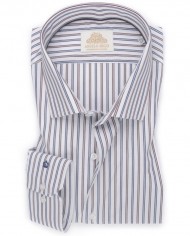 Chemise blanche à Rayures bleues