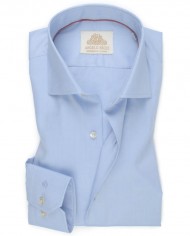 Chemise Homme unie bleue en popeline