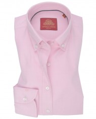 Chemise Femme Angelo Ricci Regular Fit en Oxford - Rose Clair