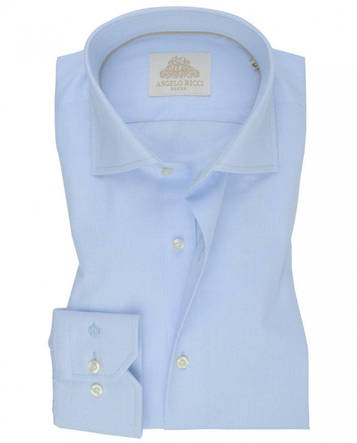 Chemise homme en twill italien, coupe regular fit