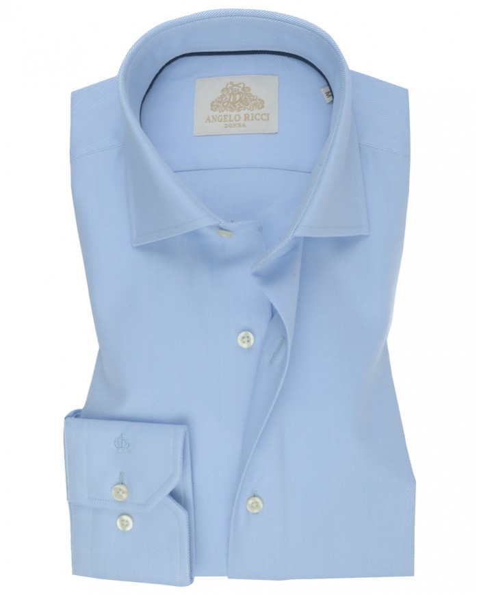 Chemise Homme en twill Italien,coupe regular fit