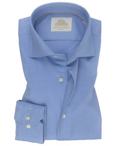 Chemise Homme en twill Italien,coupe regular fit,