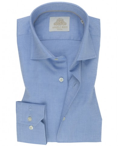 Chemise Homme en twill Italien,coupe regular fit,